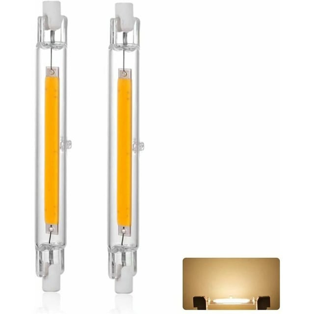 Ampoule LED R7S 118mm 20W Dimmable, Blanc Chaud 3000K 3000LM, Linéaire Remplacer Lampe Halogène J118 300W, Éclairage à 360 Degrés, Sans Scintillement,