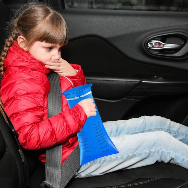 50 Pièce Sacs À Vomi Jetables, 1000Ml De Vomissement, pour les Voyages et le mal des Transports，Sac Pour Les Voyages Ou Urgences Malades Le Mal L'Air, - 5