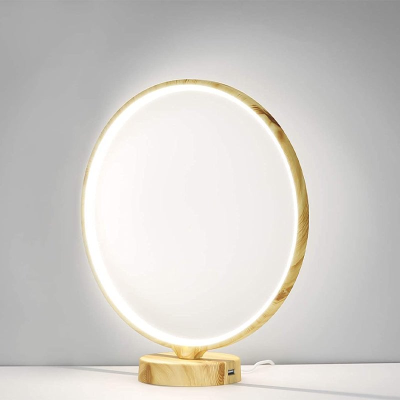 Lampe de Chevet LED Bambou Tactile 16W Dimmable - SILUMEN - 5