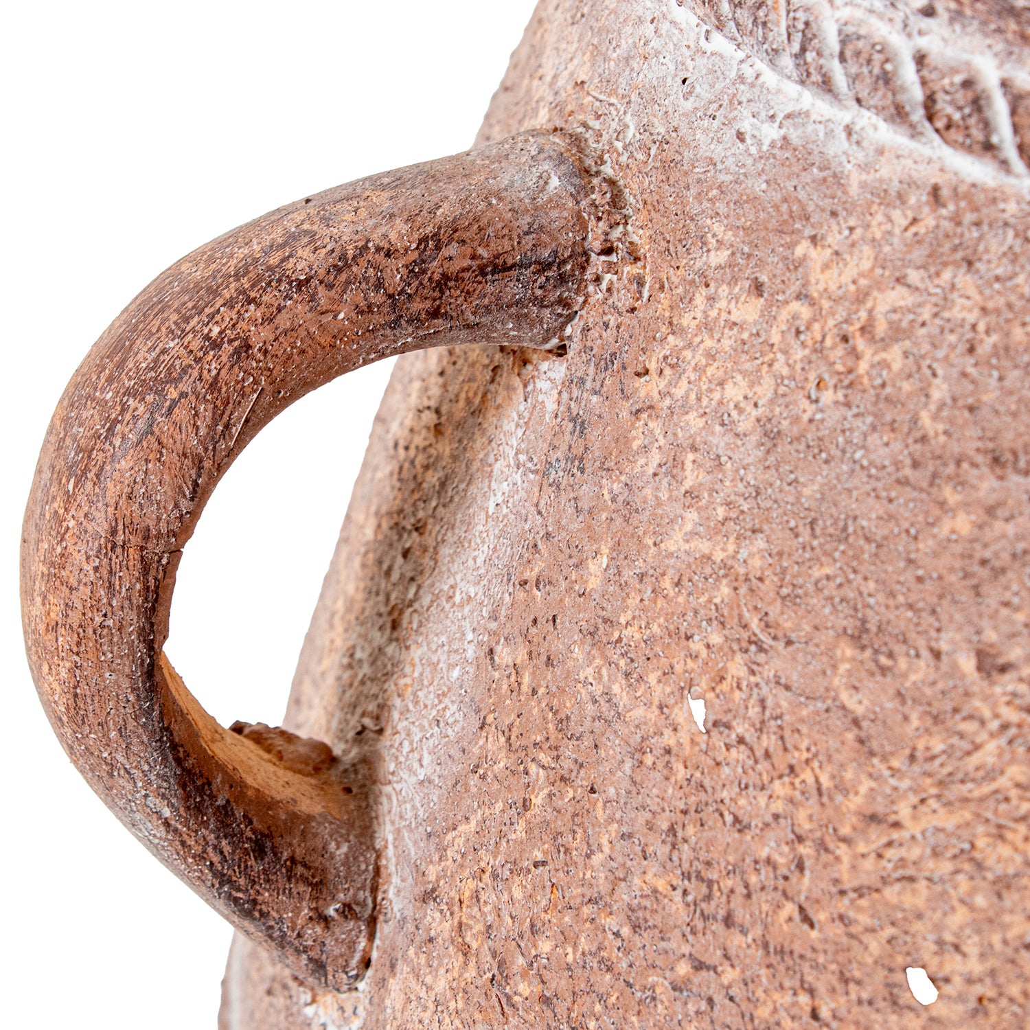 Vase en céramique naturelle, blanc - 4