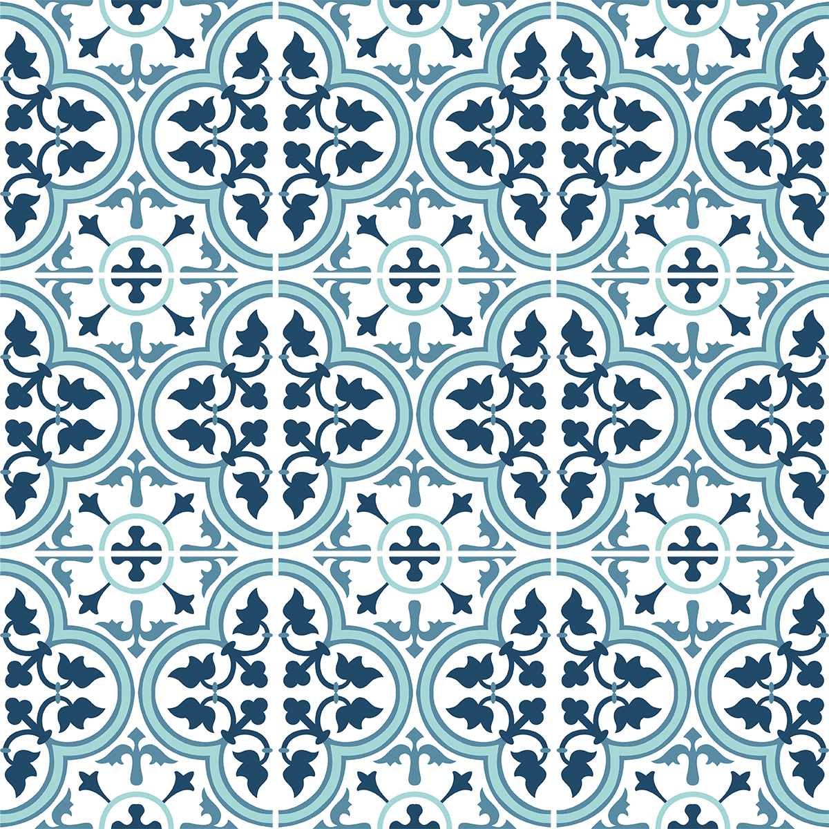 9 adesivi piastrelle azulejos Lidia - Sticker adesivo - adesivi murali - 9stickers15x15cm - 2