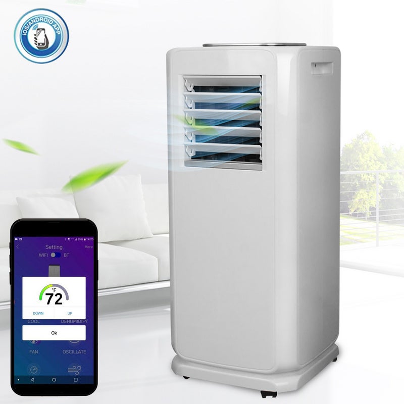 Climatiseur mobile 10000 BTU 3-en-1 pour 30 m², refroidissement