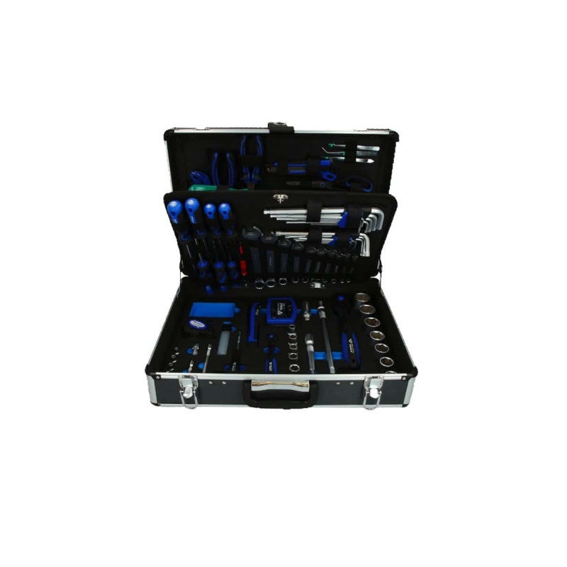 BRILLIANT TOOLS 1/4" + 1/2" Uniwersalny zestaw narzędzi 143cz. - BT024143