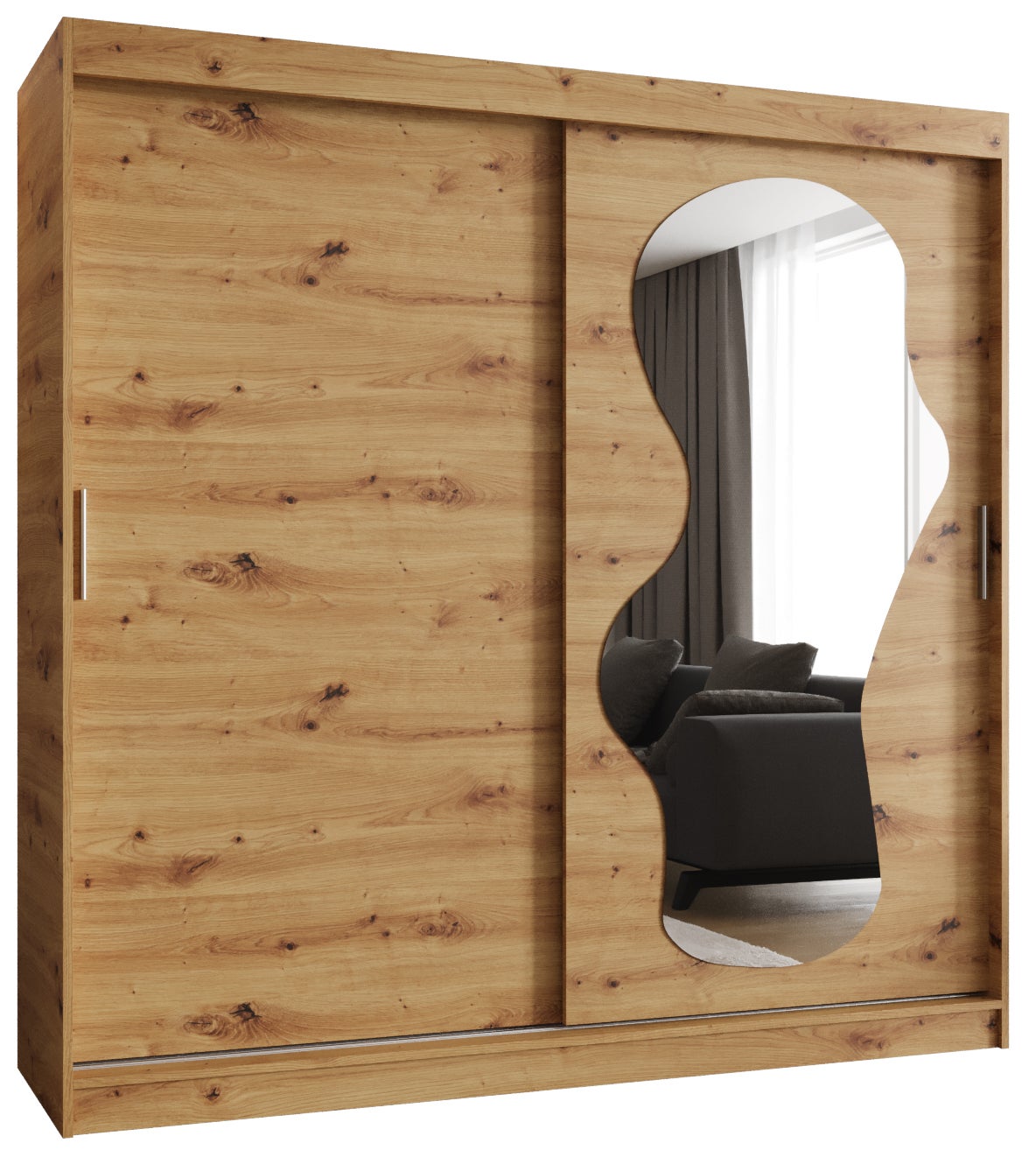 Szafa przesuwna garderoba ULTRA 200 x 62 x 200 cm Artisan - Abiks Meble