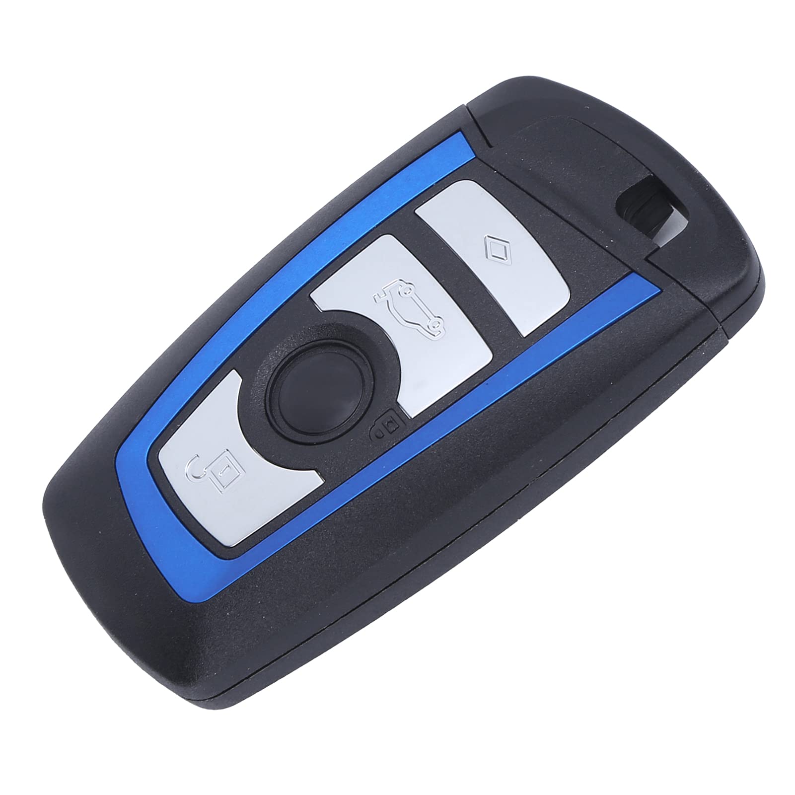 Guscio portachiavi auto nero piccolo, sostituzione intelligente per 550i GT 2010-2011 (4 chiavi) - 3