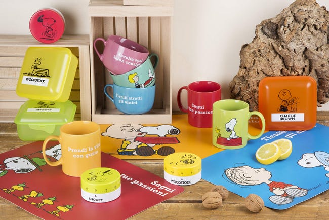 Excelsa Peanuts Tazza Mug Ml.300, Porcellana. New Bone China 92352410 Excelsa Peanuts Tazza Mug Ml.300, Porcellana. New Bone China 92352410
