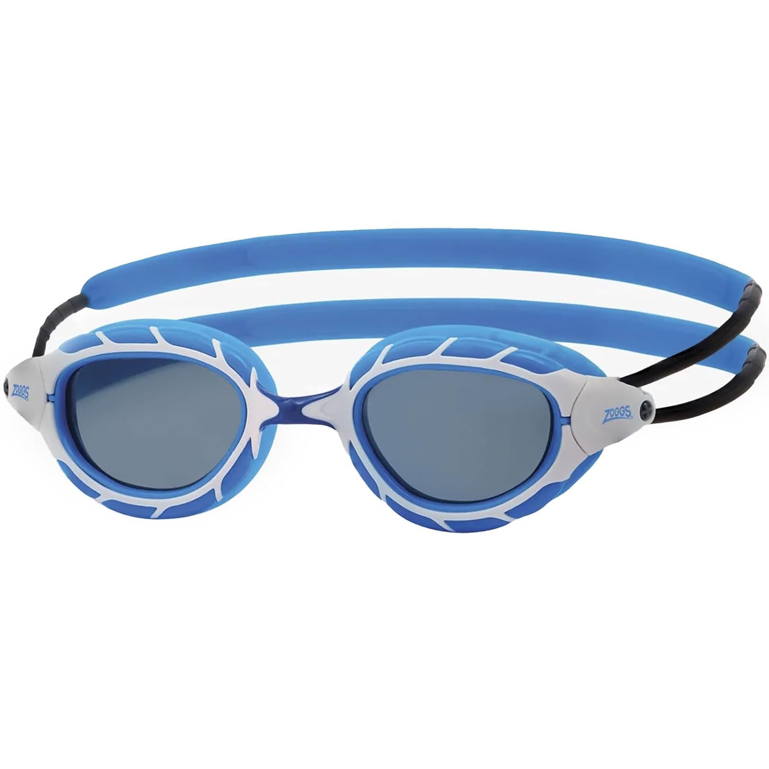 Versión en español — predator lunettes de natation avec protection uv, sangles de natation à réglage rapide, verres anti-buée pour adulte, ultra ajust