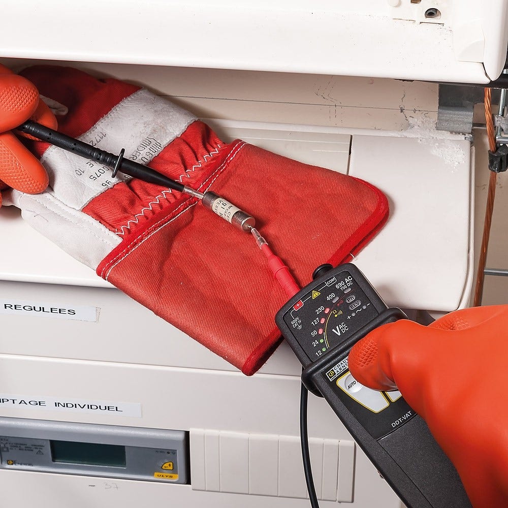 Chauvin-Arnoux - Détecteur Vérificateur d'absence de tension (VAT/DDT) C.A 762 IP2X - P01191762D - 2