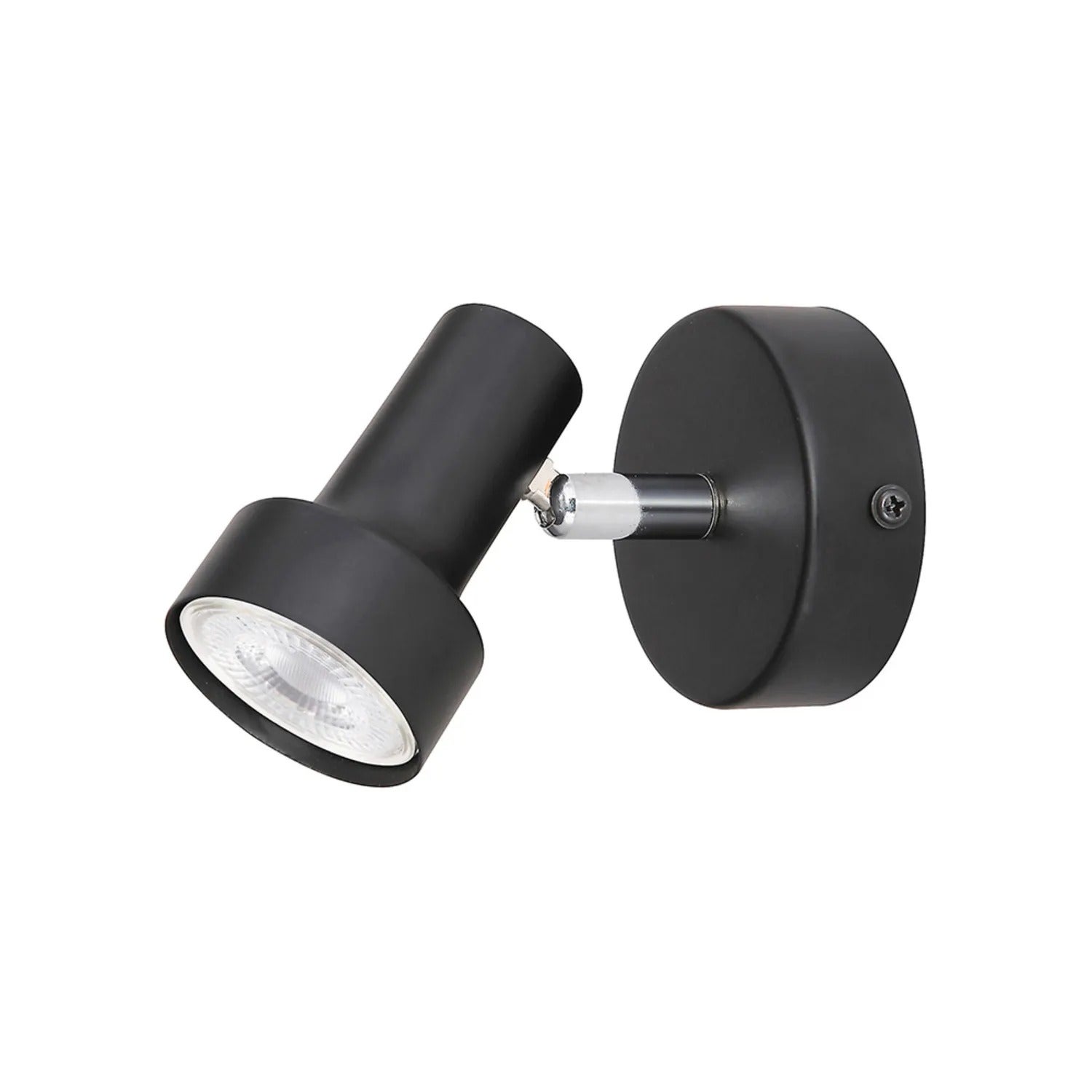 Kinkiet Konrad czarny 1xGU10x50W metal wym:8x8x10,5cm IP20 Rabalux