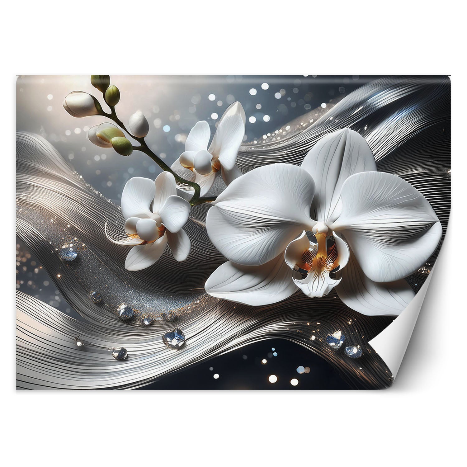Fototapeta, Abstrakcja 3D Orchidea 200x140