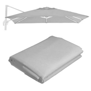 Telo Ricambio Per Ombrellone Marvin Palo Decentrato 3x4 Metri - Poliestere PVC 260g/m&sup2;, Colore Ecr&ugrave;