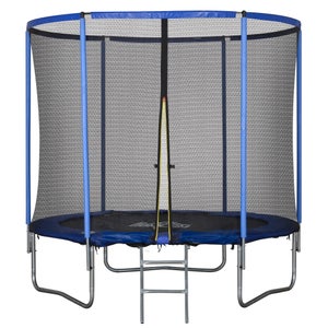 Trampolino Per Bambini 2 In 1 Con Altalena Rete Di Sicurezza E Copertura Del Bordo Arancione 88303376