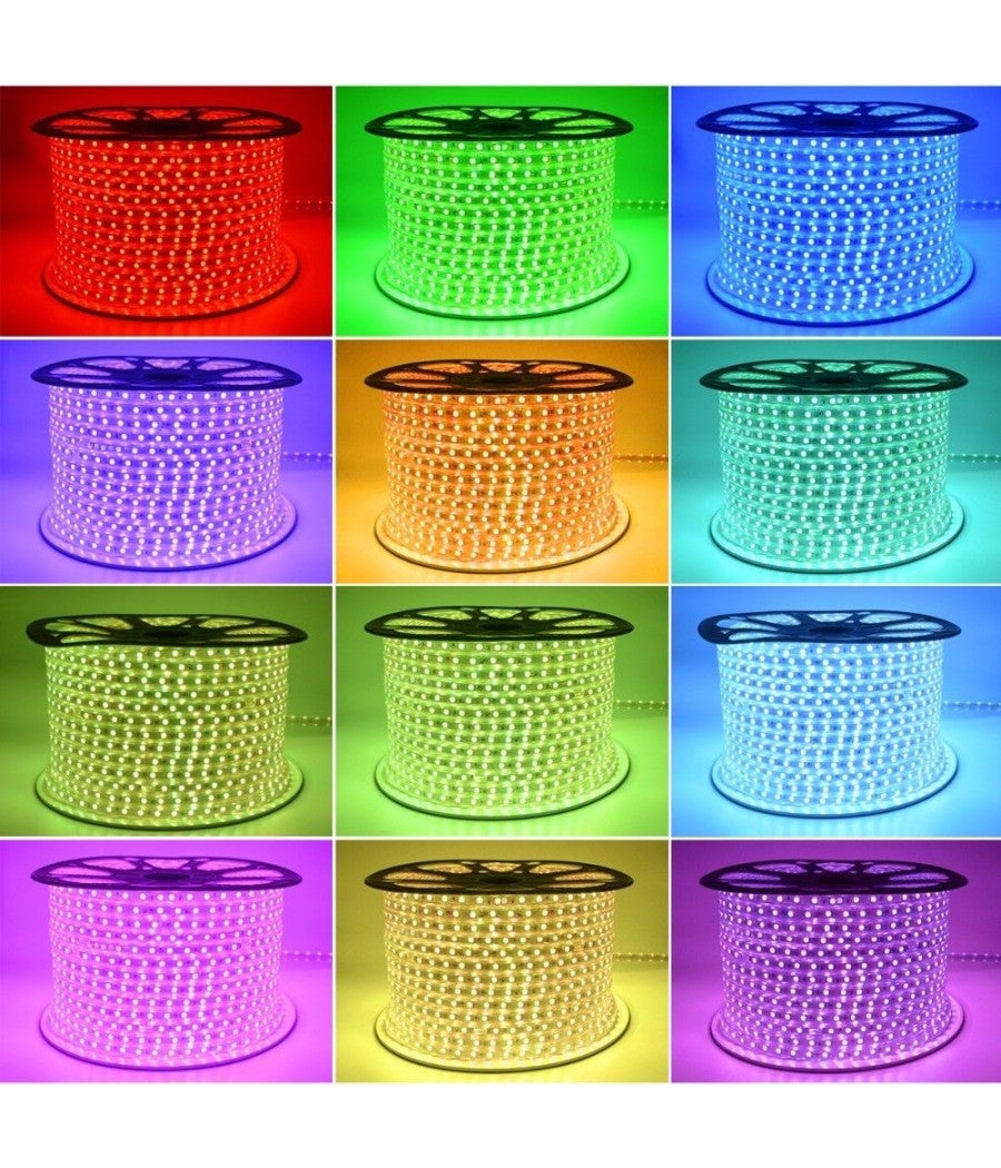 SPINA PER STRISCE STRIP LED 220V DA 16 MM CON PRESA S-16MM-220V - Foto 2