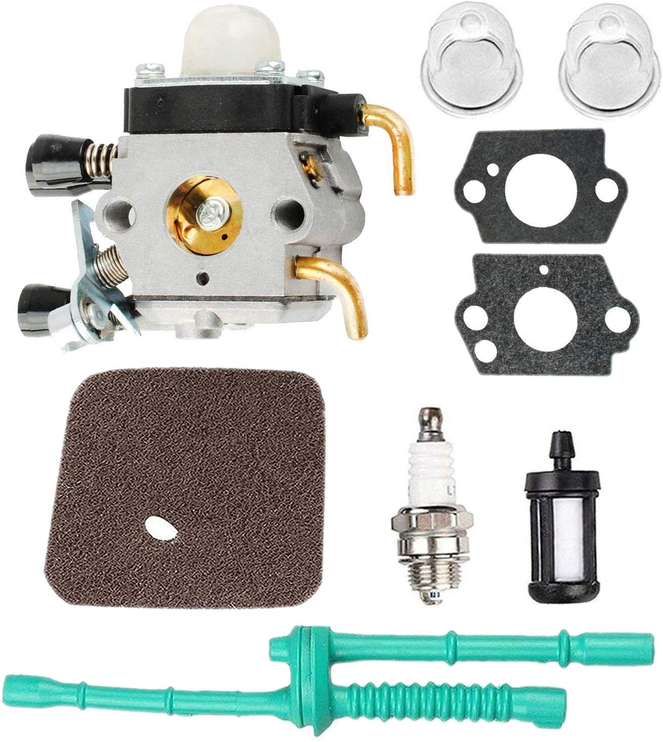 Gaźnik Poweka z filtrem powietrza i przewodem paliwowym do kos STIHL FS55 FS38 FS45 FS46 FS55C FC55 FS74 FS75 FS76 FS80 KM85