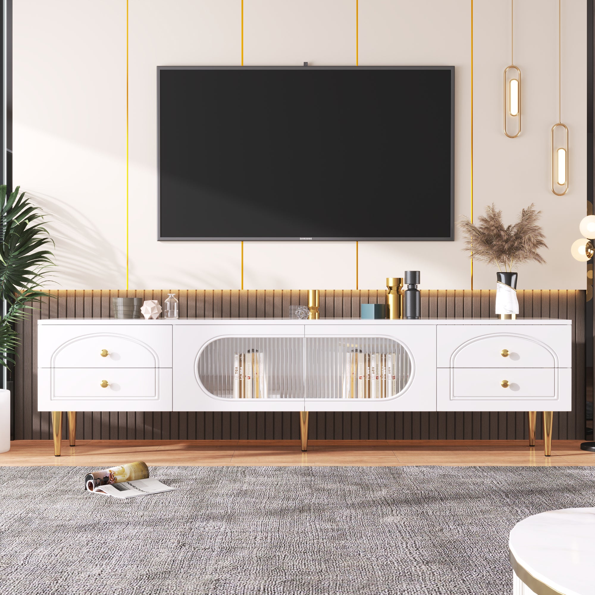 Pieds En Bois Blanc 35 Cm - Jeu De 4 - Filetage 8 Mm - Pour Meubles Et Cadres
