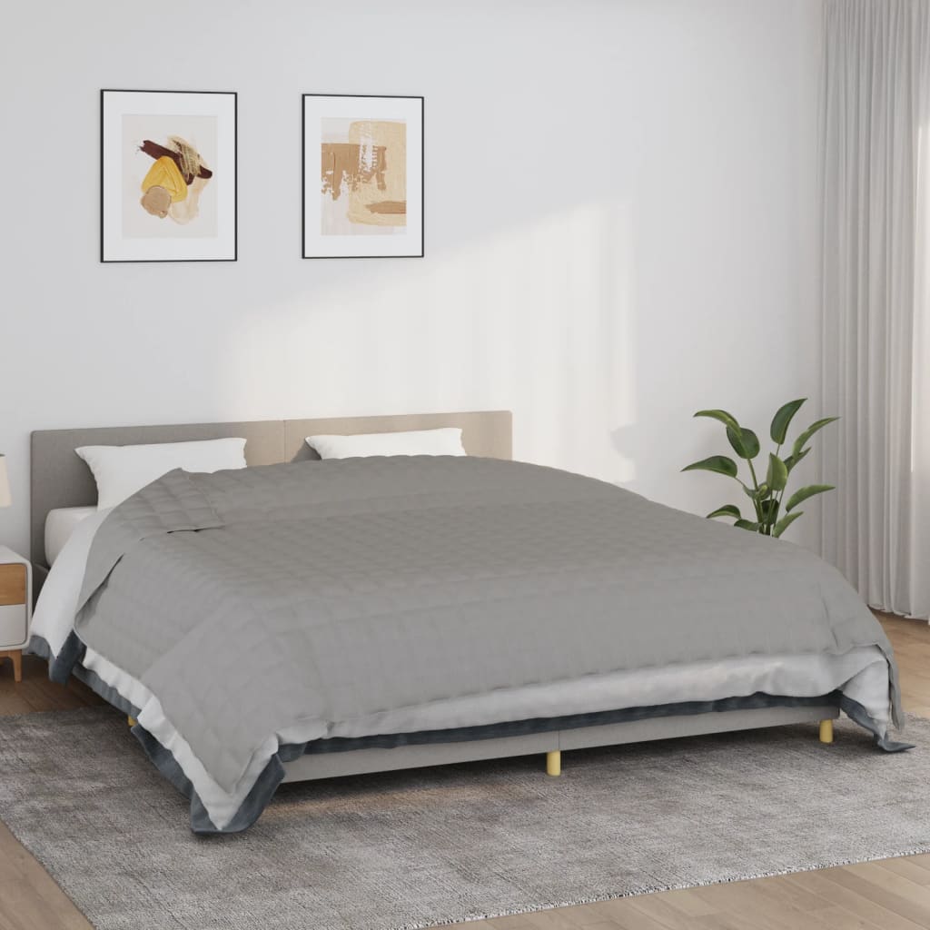 Gabel Trapunta Invernale Cotone | Fantasia Scozzese Verde | Misura Piazza E Mezzo 220x260 | Imbottitura 320gr/mq - Made In Italy