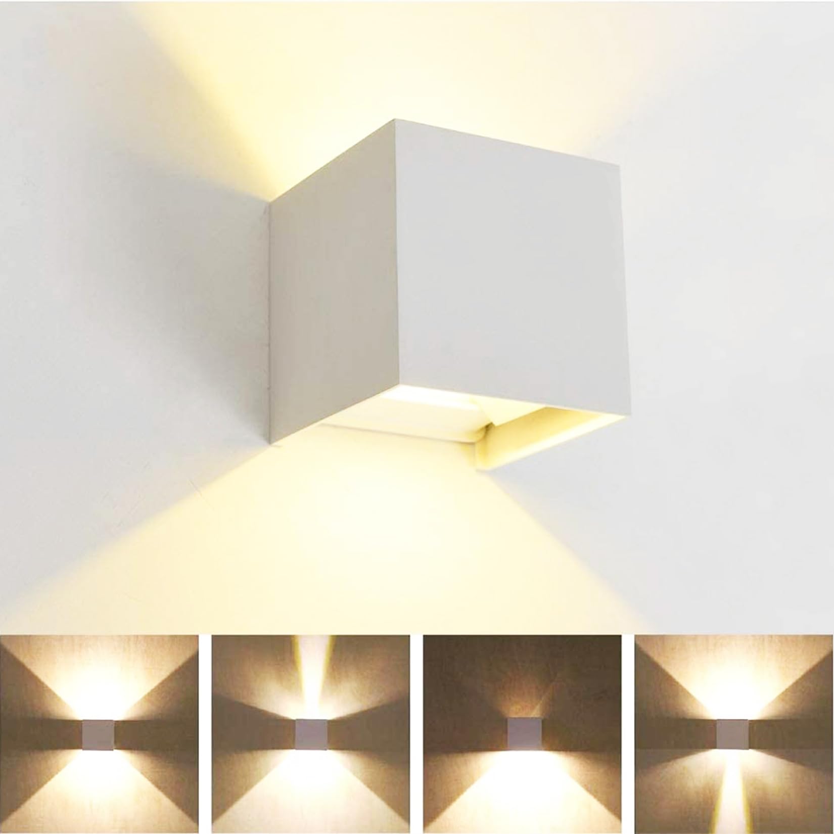 Applique LED Da Parete Tonda 12W 4500K 1200 Lumen – Design Moderno In Oro, Luce Naturale Per Soggiorno, Camera, Bagno E Corridoio (diametro 20cm)