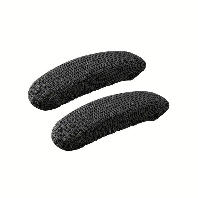 Housses Accoudoir Chaise Bureau - 2 Pièces Noires | Confort Et Protection Housse Pour Fauteuil