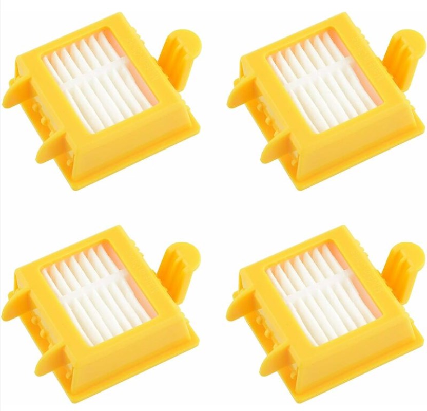 Zestaw 4 filtrów kompatybilny z Roomba 700. Zestaw części zamiennych do filtrów serii 7. Zawiera cztery filtry do serii 720, 730, 750, 760, 765 i 77.