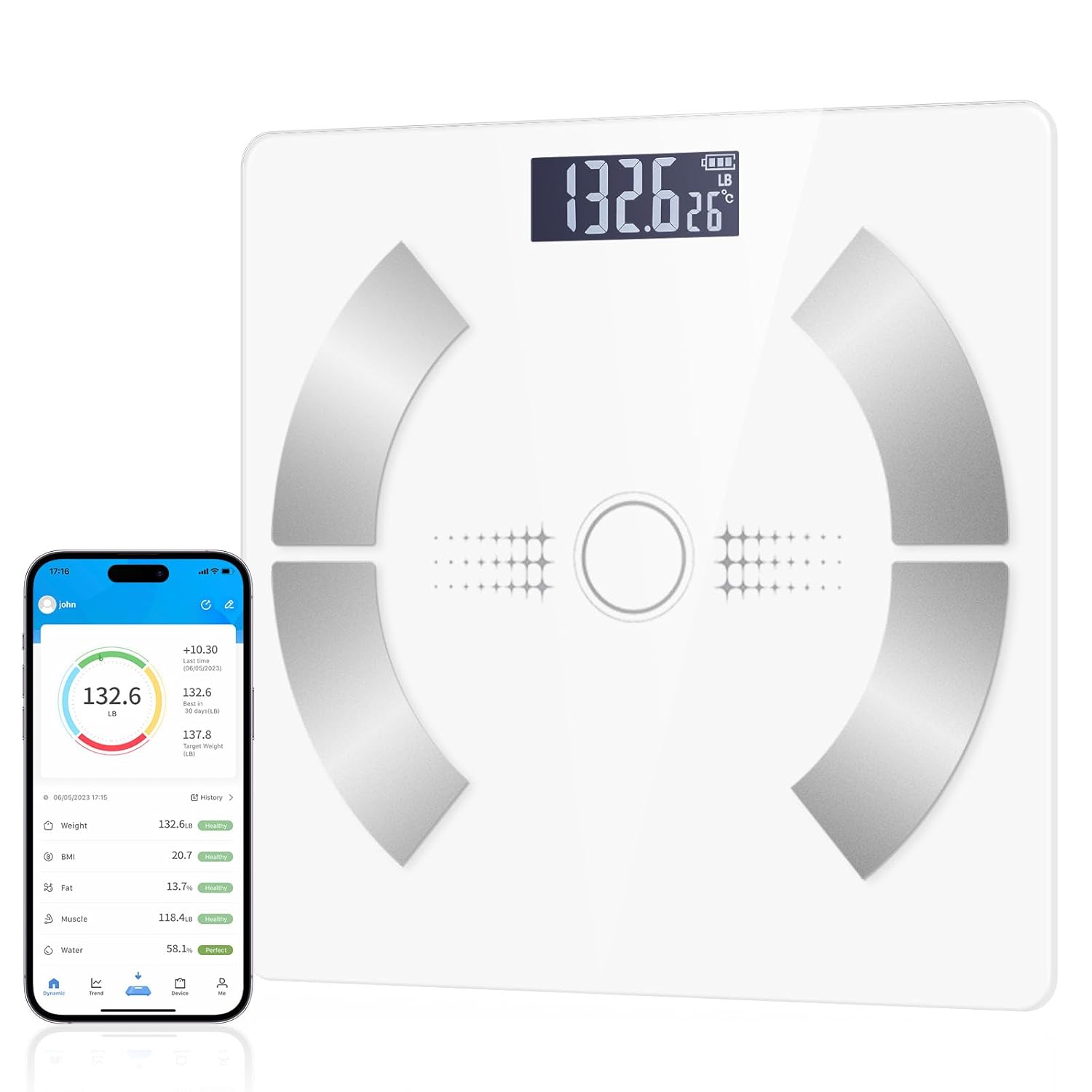 BALANCE BODY SMART - Pèse-personne numérique impédancemètre avec WiFi BALANCE BODY SMART - Pèse-personne numérique impédancemètre avec WiFi