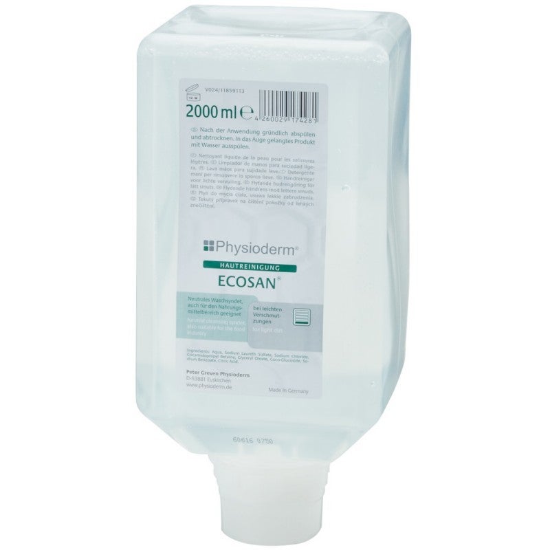 ECOSAN® Środek do czyszczenia skóry 2l Variofl. do 9000 473 404 6 butelek/opakowanie