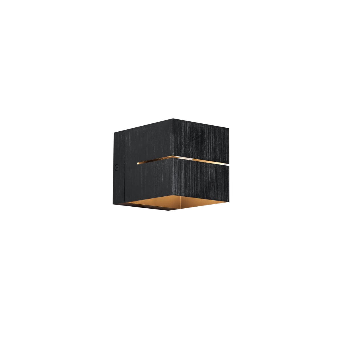 Qazqa nowoczesny lampa ścienna - Transfer Groove - gunmetal, kwadratowy, max. 3w, kompatybilny z żarówką LED, g9, 12cm, IP20