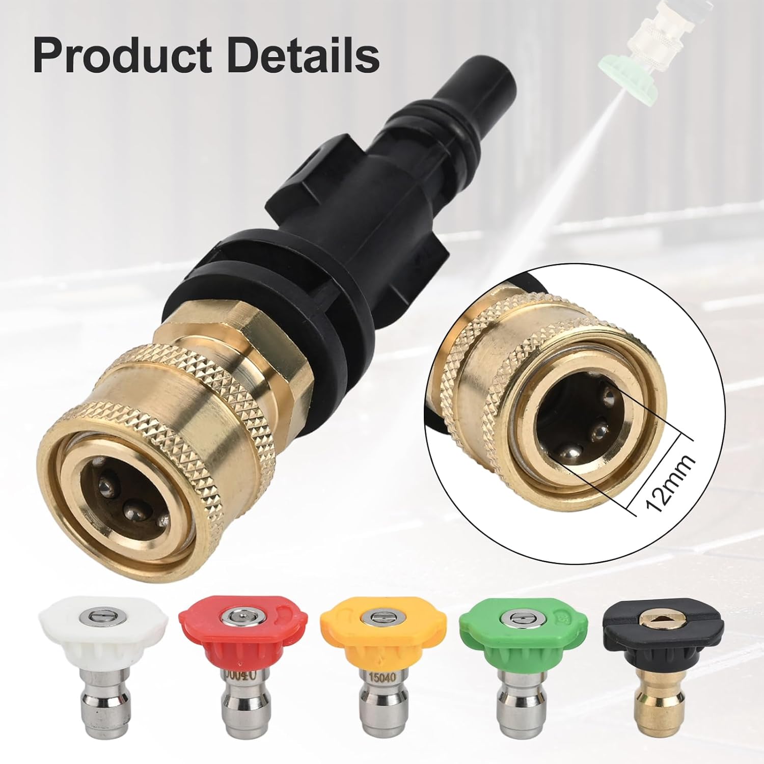 Adaptador de conexão rápida de 1/4