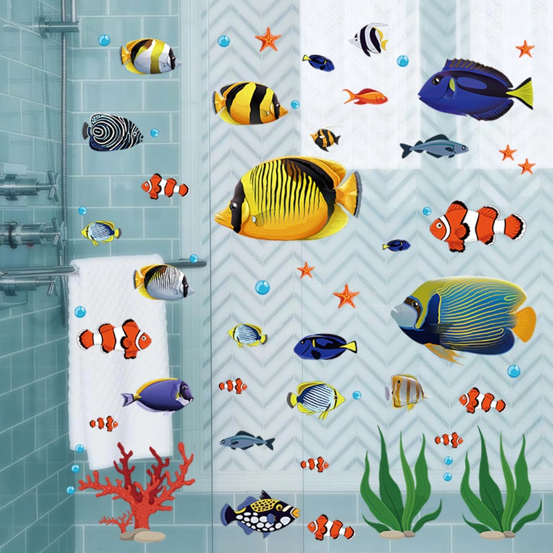 Stickers muraux Poissons tropicaux Sous la mer Bébé N | Leroy Merlin