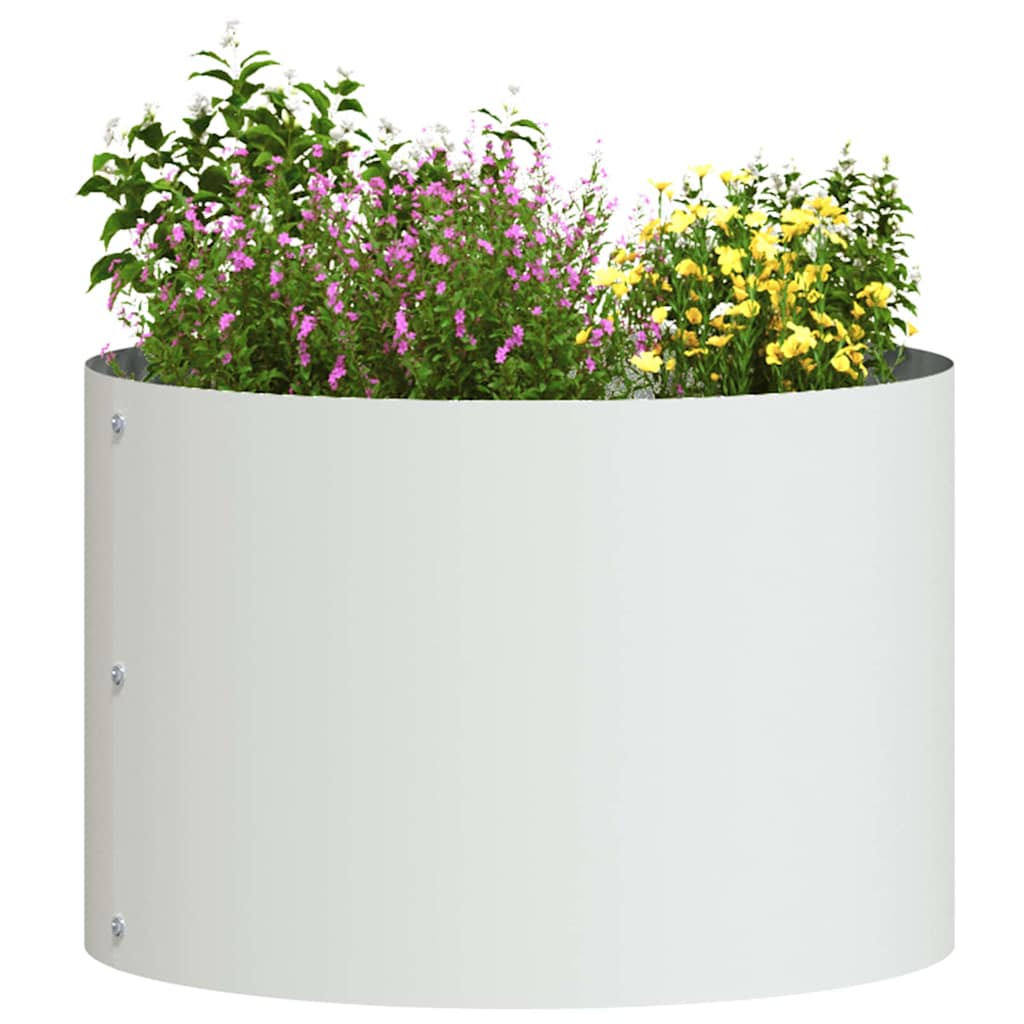 Aro para jardinera blanco 30 x 30 x 20 cm Acero laminado en frío - 7