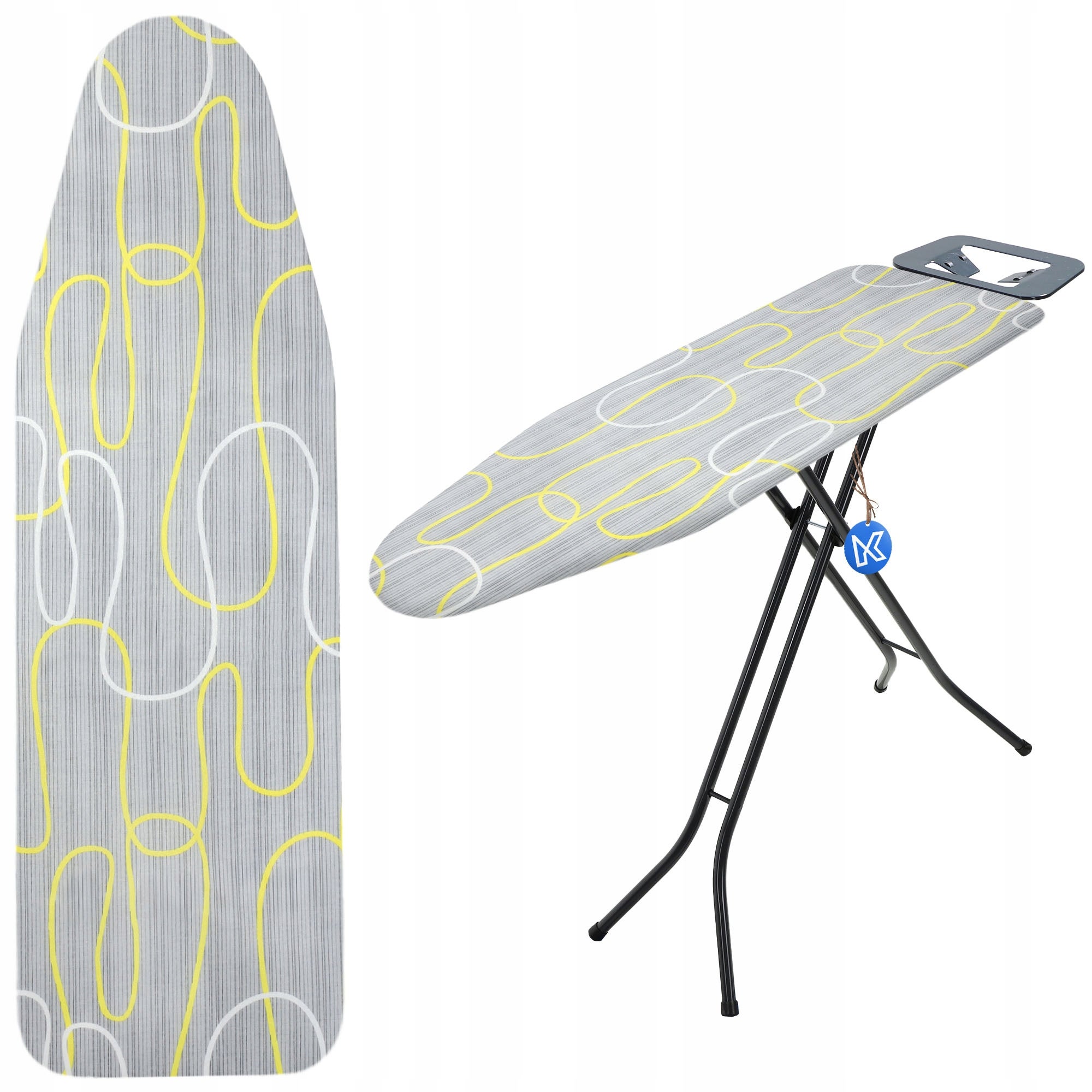 POKROWIEC NA DESKĘ 127x47cm DO PRASOWANIA PODKŁAD NACIĄGANY SZNURKI