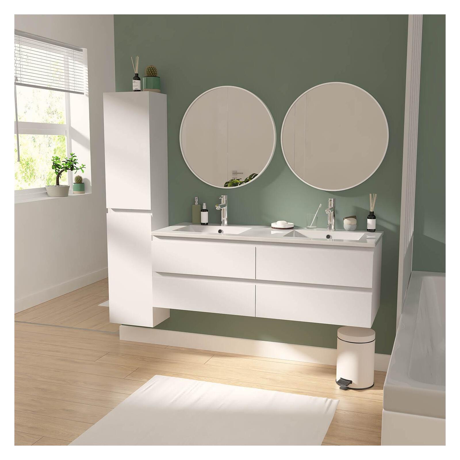 Meuble sous vasque suspendu SORRENTO 4 tiroirs 120cm - 3