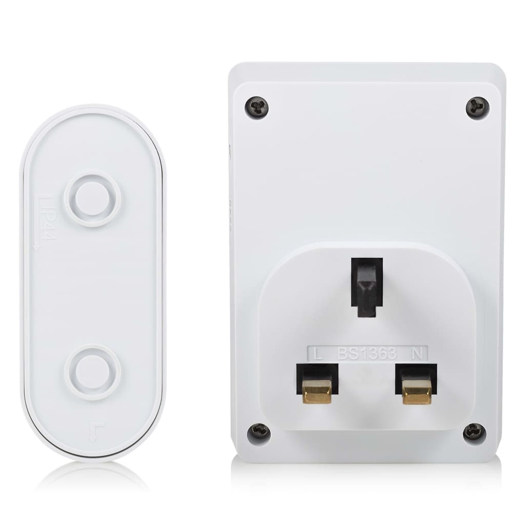 Byron Set Campanello Plug-in Senza Fili Bianco - 4