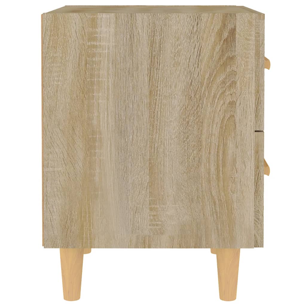 Maison Exclusive - Mesa de cabeceira 40x35x47,5 cm cor carvalho sonoma - 4