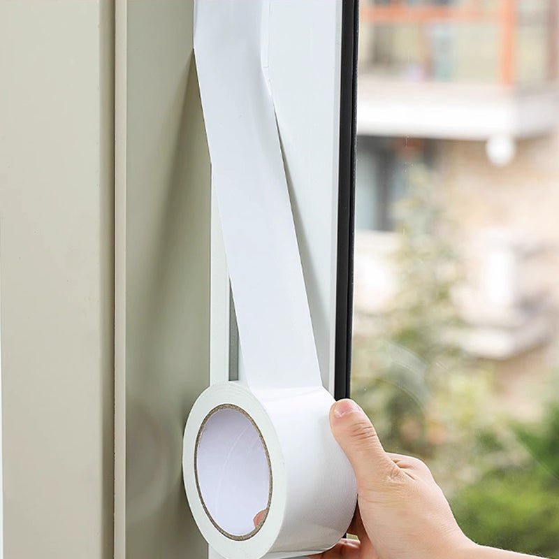 Cinta de sellado para ventanas (paquete de 2), resistente al viento y al polvo, tira de sellado, adecuada para huecos de puertas y ventanas, 5 cmx20m - 8