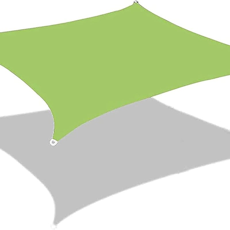 Prostokątny zewnętrzny wodoodporny żagiel przeciwsłoneczny Oxford Fabric 3 x 4 metry (owocowa zieleń)