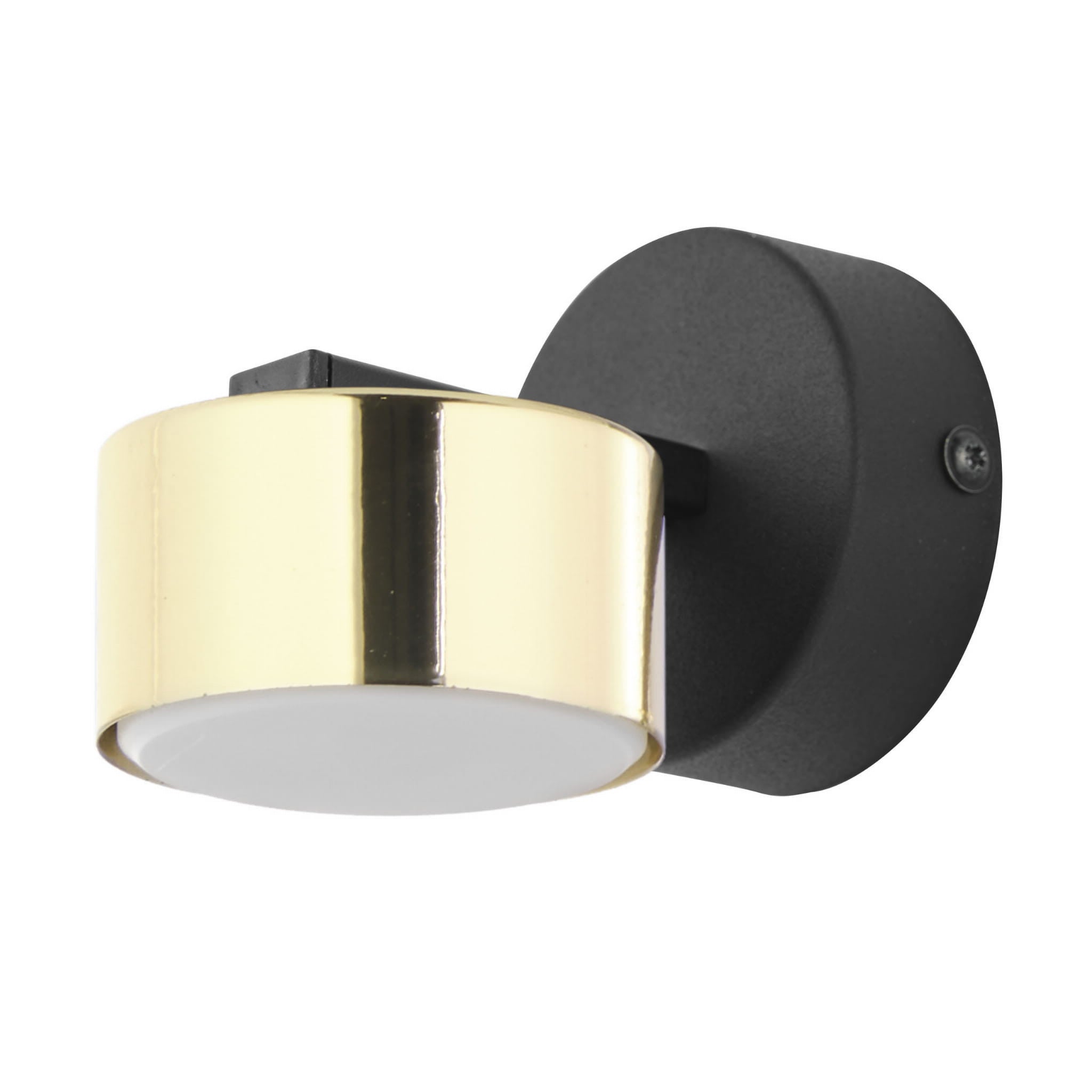 Kinkiet ścienny Dallas czarny-mosiądz-złoty-biały 1xGX53x10W wym: 8 x 8 x 11 cm metal IP20 TK Lighting