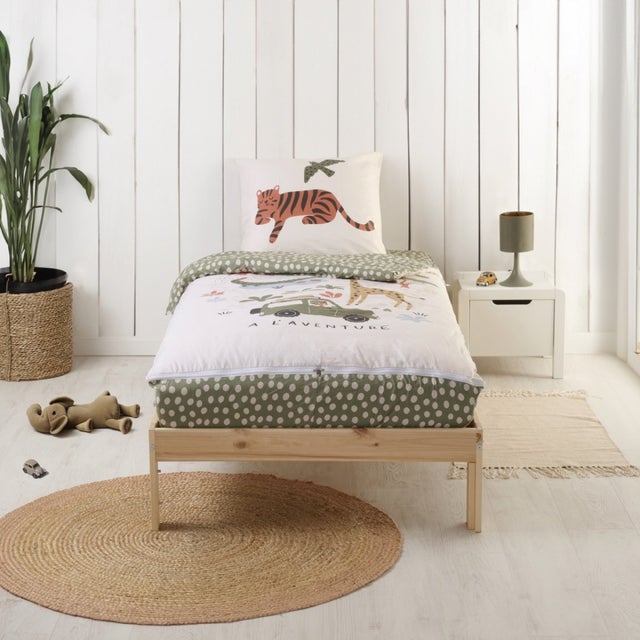 Caradou® Jungle - Couchage enfant prêt à dormir 3 en 1 - 90x190cm