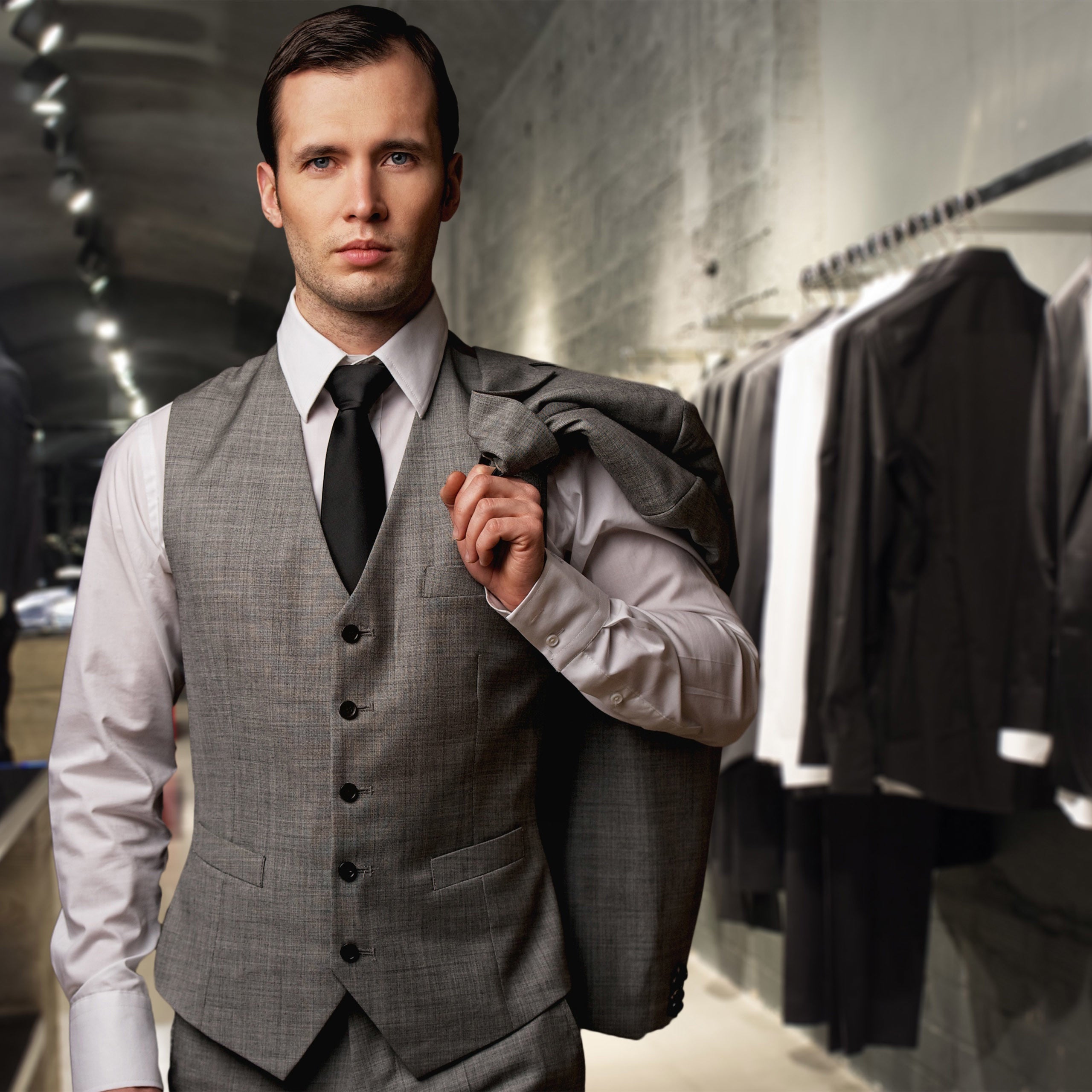 40x Cintres noirs en velours antidérapant pour manteaux pantalons robes vêtements HxlxP: 22,5 x 41,5 x 0,6, noir - 4