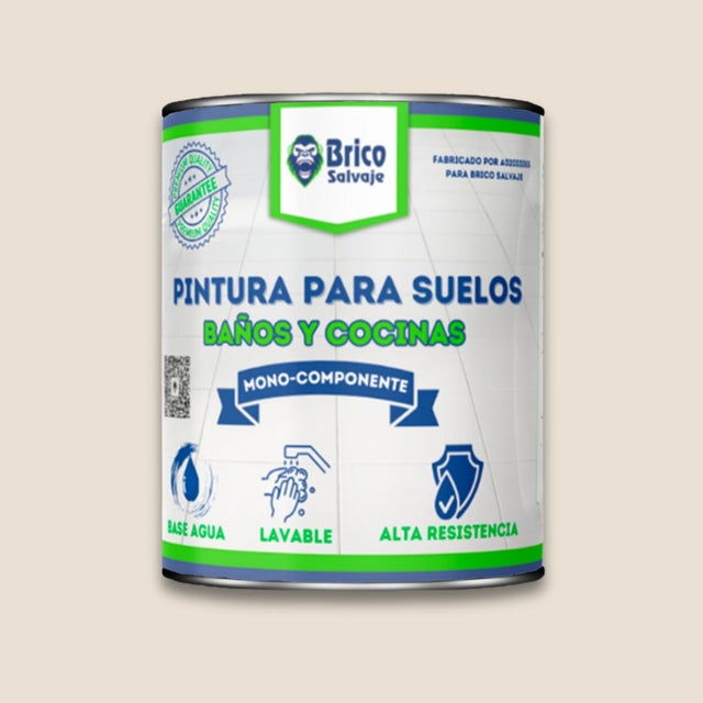 Pintura para Suelo Baño y Cocina 750 ML Equilibrio Bricosalvaje