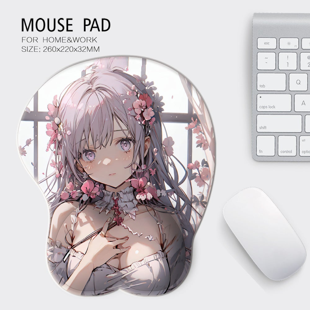 Tapis de souris 3D Yosuganosora Anime Kasugano Sora avec repose-poigne