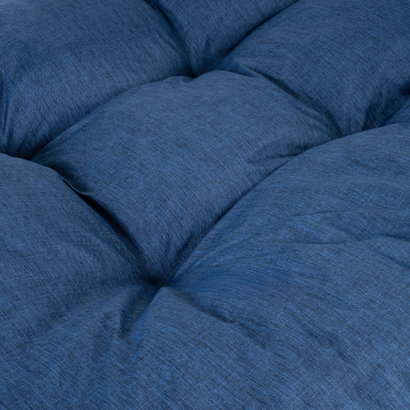 Coussins Palette lot x2 en polyester BANANAIR 120x80cm/120x40cm Bleu - 4