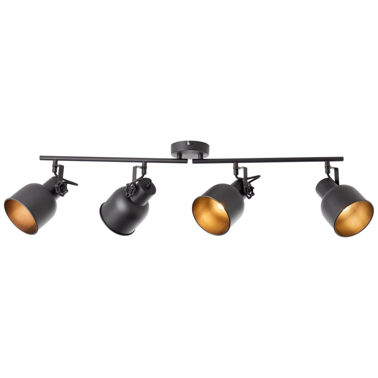 4-płomienna mosiężna lampa sufitowa BRILLIANT Leigha | 4x QT14, G9, 3W, odpowiednia do lamp z trzpieniem (brak w zestawie)