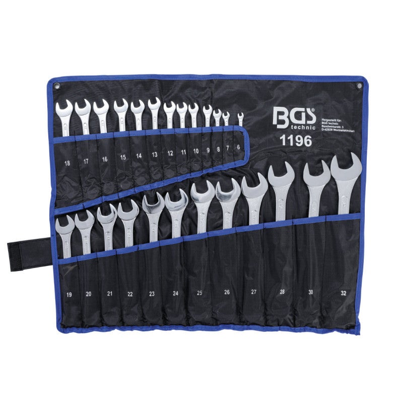 Jeu de clés mixtes BGS TECHNIC - 6 à 32 mm - 25 pcs - 1196 - 2