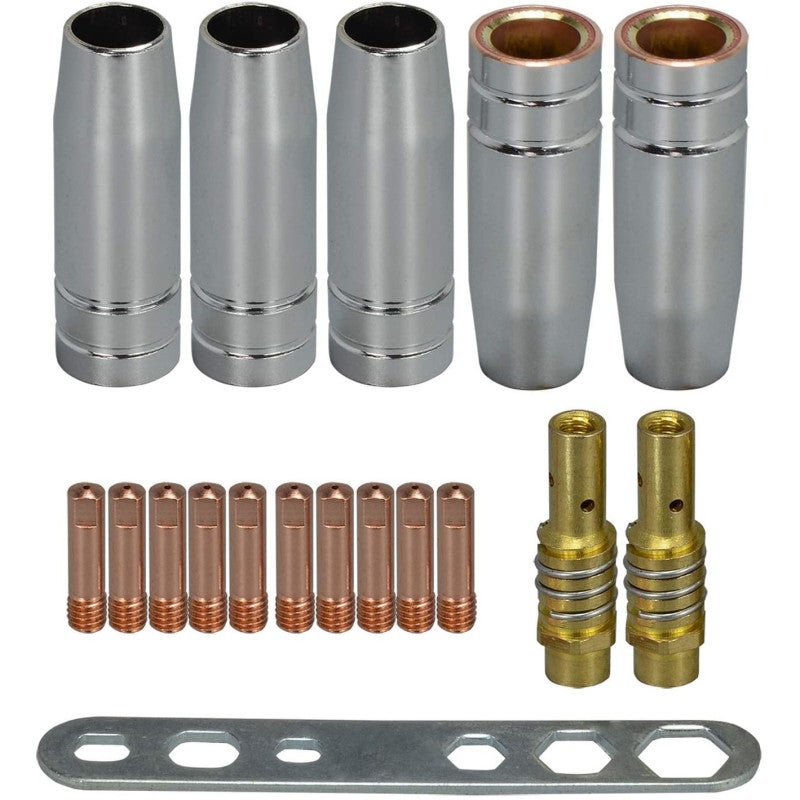 Set 18 consumabile pentru pistolet MIG MAG 150A, Intensiv 18buc