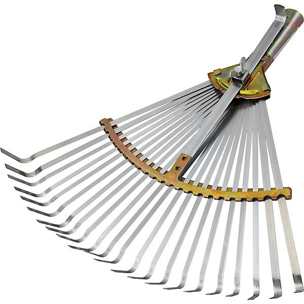 Rastrello Per Foglie Professionale, Larghezza 605 Mm, Fabbricato In Francia (senza Manico)