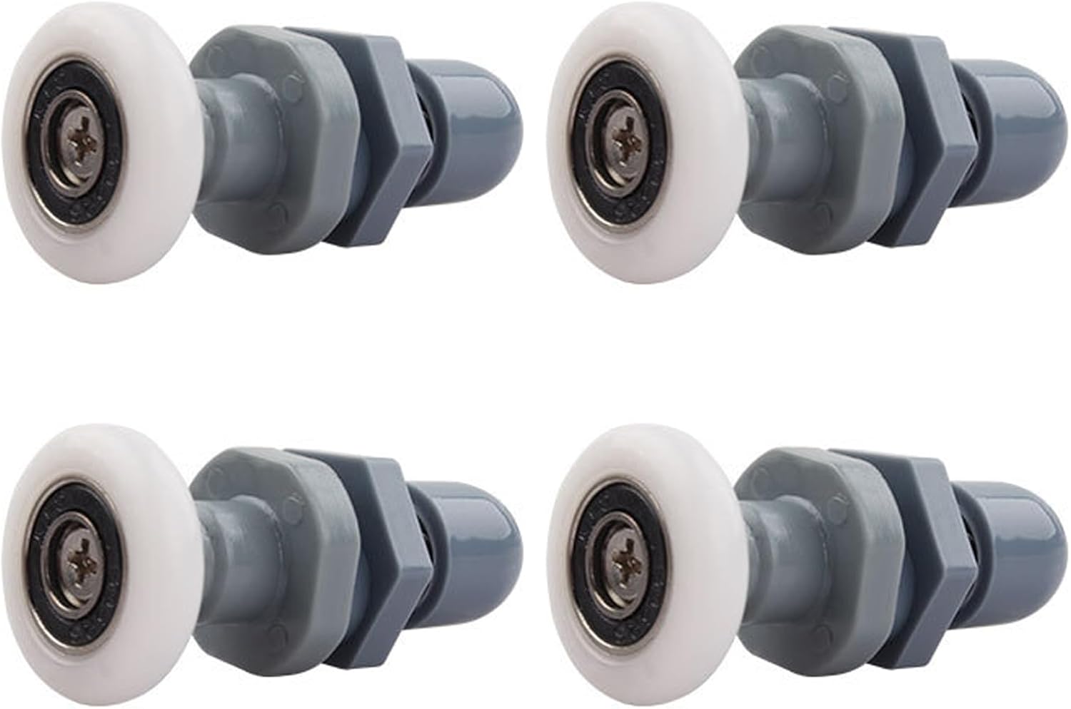 4 mosiężne rolki do drzwi prysznicowych przesuwnych (23 mm)