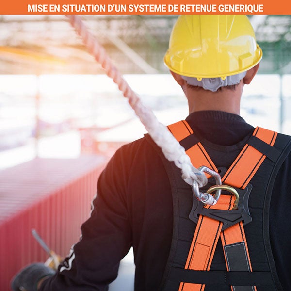 Longe de retenue en corde tressée avec connecteurs - 1 m - FA4050310 - 4