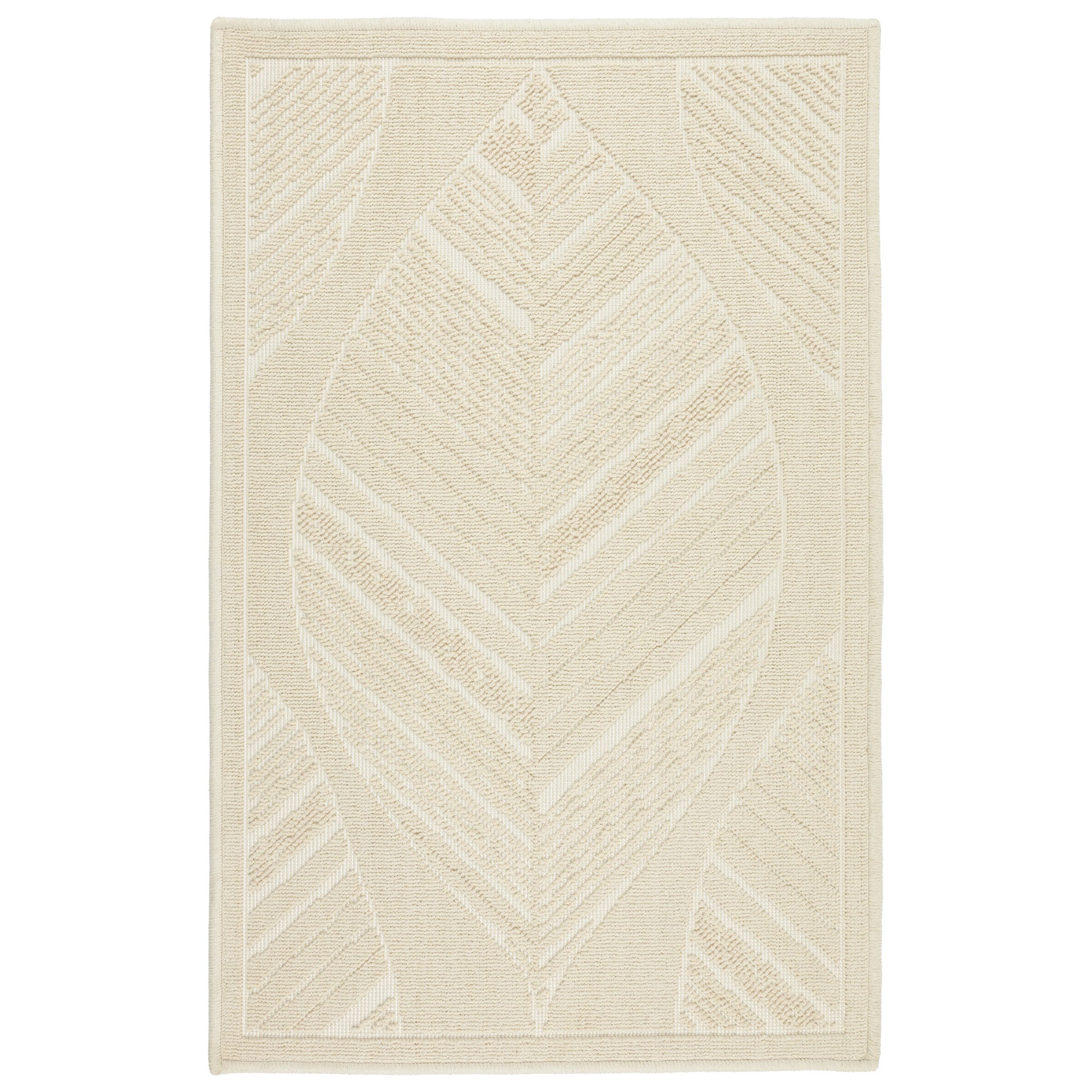 Dywanik łazienkowy Lino 60x90 cm bawełna egipska boho beżowy