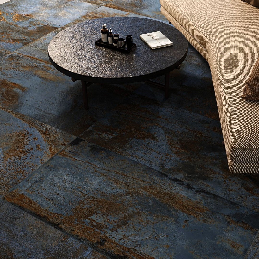 Rustiron Blu - Metallo - Piastrelle 60x120 cm 9 mm - EFL 2004 60x120 MATT R9 9 mm - 2