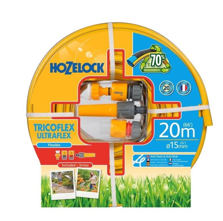 Tuyau d'arrosage Hozelock tricoflex ultraflex Ø 15 mm (20 m) - 6